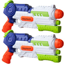 Heytech Super Water Gun 2-Pack (Green) | 1200cc High Capacity Blasters | 32ft Long Range Soakers