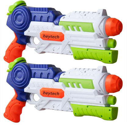 Heytech Super Water Gun  (Green) | 1200cc High Capacity Blasters | 32ft Long Range Soakers