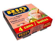 Rio Mare Premium Yellowfin Tuna in Olive Oil - 4 Pack (5.6 oz Cans) | Solid Light European Style Canned Tuna