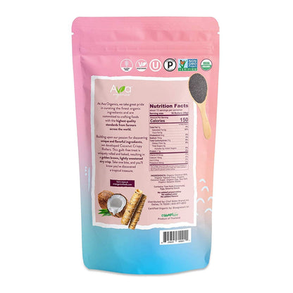 Ava Organics Coconut Crispy Rollers:  (14.1 oz)