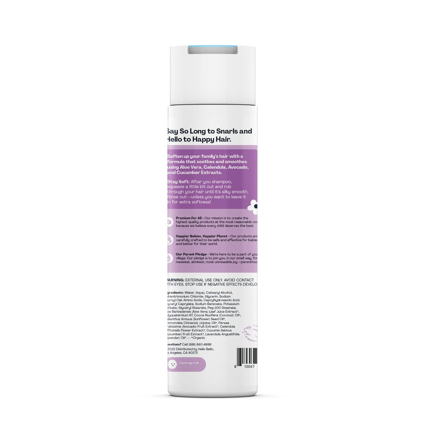 Hello Bello Kids Soft Lavender Conditioner (10 oz)