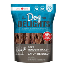 Dog Delights Beef Tendersticks | Single Ingredient All Natural Dog Treats | No Additives, High Protein | 600g (21oz)