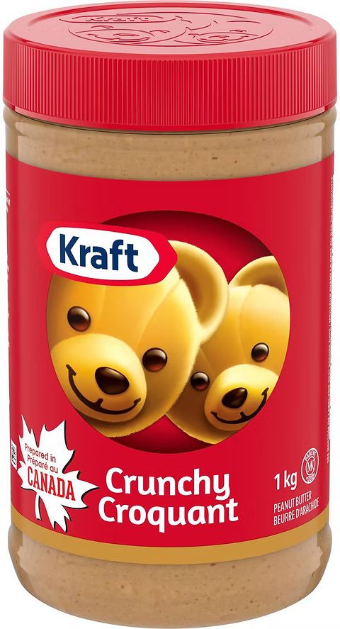 Kraft Peanut Butter Crunchy 1kg