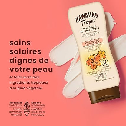 Hawaiian Tropic Sheer Touch Sunscreen Lotion SPF 50+ (8oz)