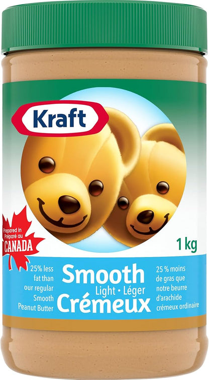 Kraft Light Smooth Peanut Butter 1Kg