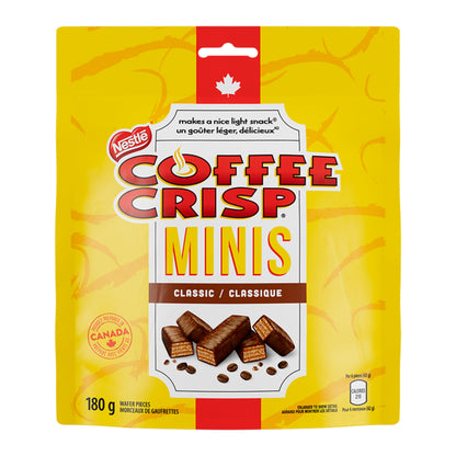 COFFEE CRISP NESTLÉ Minis, 180g Bag