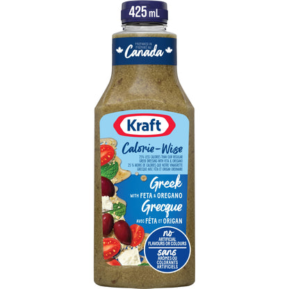 Kraft Greek Vinaigrette with Feta & Oregano 425mL