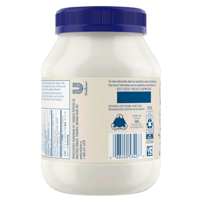 Hellmann's Plant-Based Egg-Free Dressing & Sandwich Spread – 710 mL