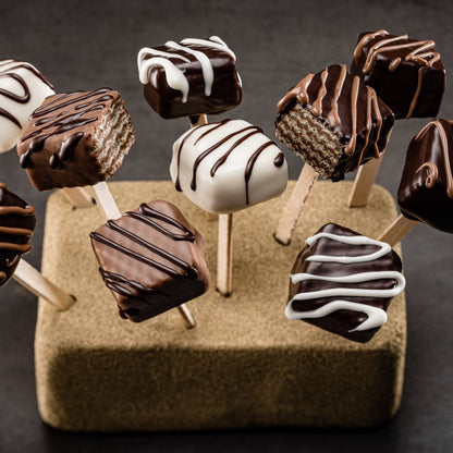 Loacker Quadratin Double Chocolate Wafer Cookies, 250g