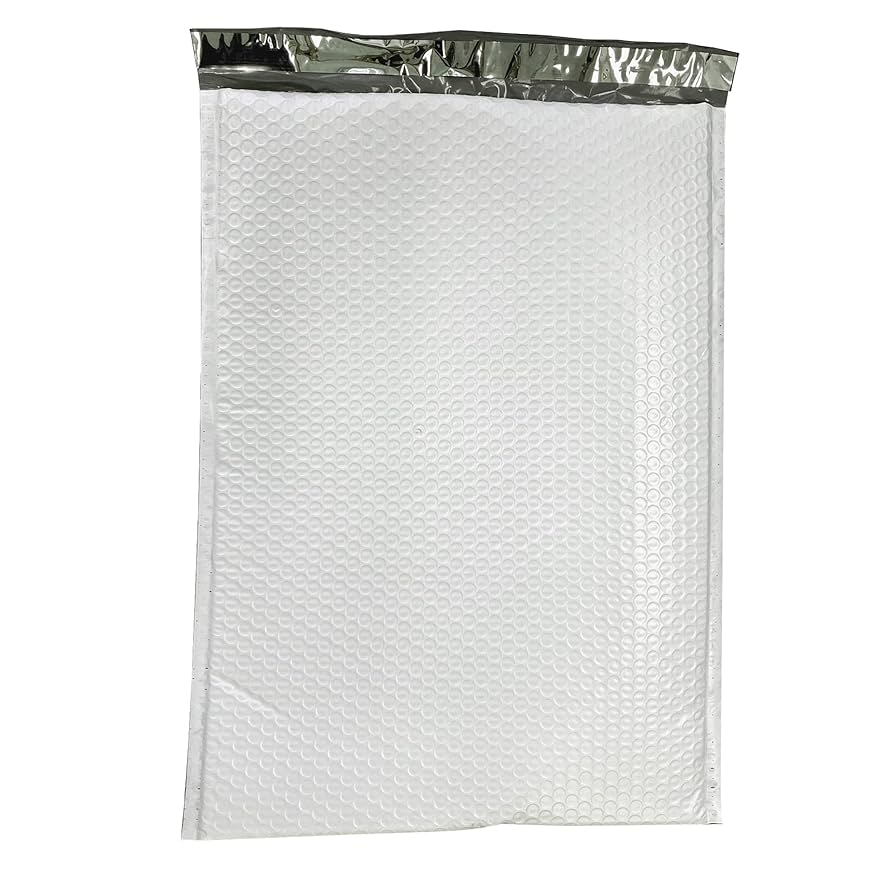Premium 12.5x18" Bubble Mailers | 50 Pack – Secure, Lightweight & Waterproof Poly Envelopes for Shipping