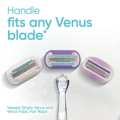 Gillette Venus Deluxe Smooth Platinum:  (1 Razor, 2 Refills)