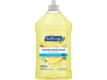 Softsoap Liquid Hand Soap Refill, Refreshing Lemon & Citrus - (32 fl oz)
