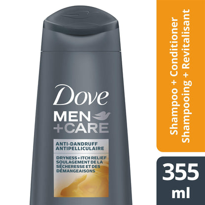Dove Men + Care Derma+Care Scalp 2in1 Shampoo & Conditioner - 355 ml