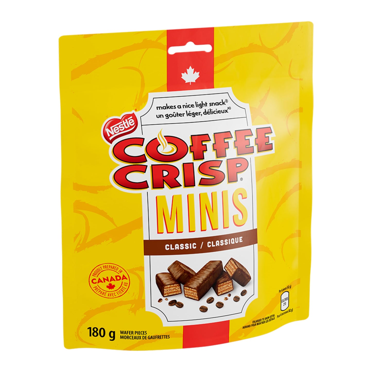 COFFEE CRISP NESTLÉ Minis, 180g Bag