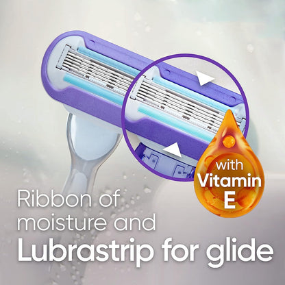 Gillette Venus Deluxe Smooth Platinum:  (1 Razor, 2 Refills)