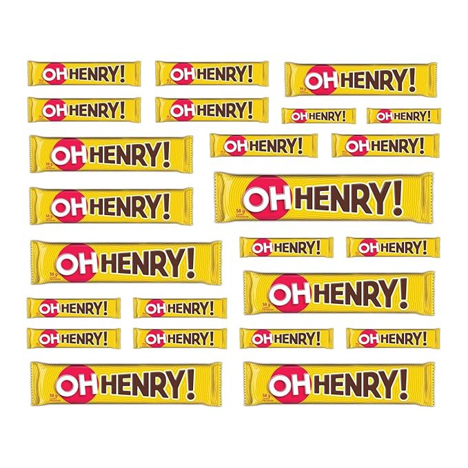 Oh Henry! Candy Bars by Hershey's (24 Count Box)