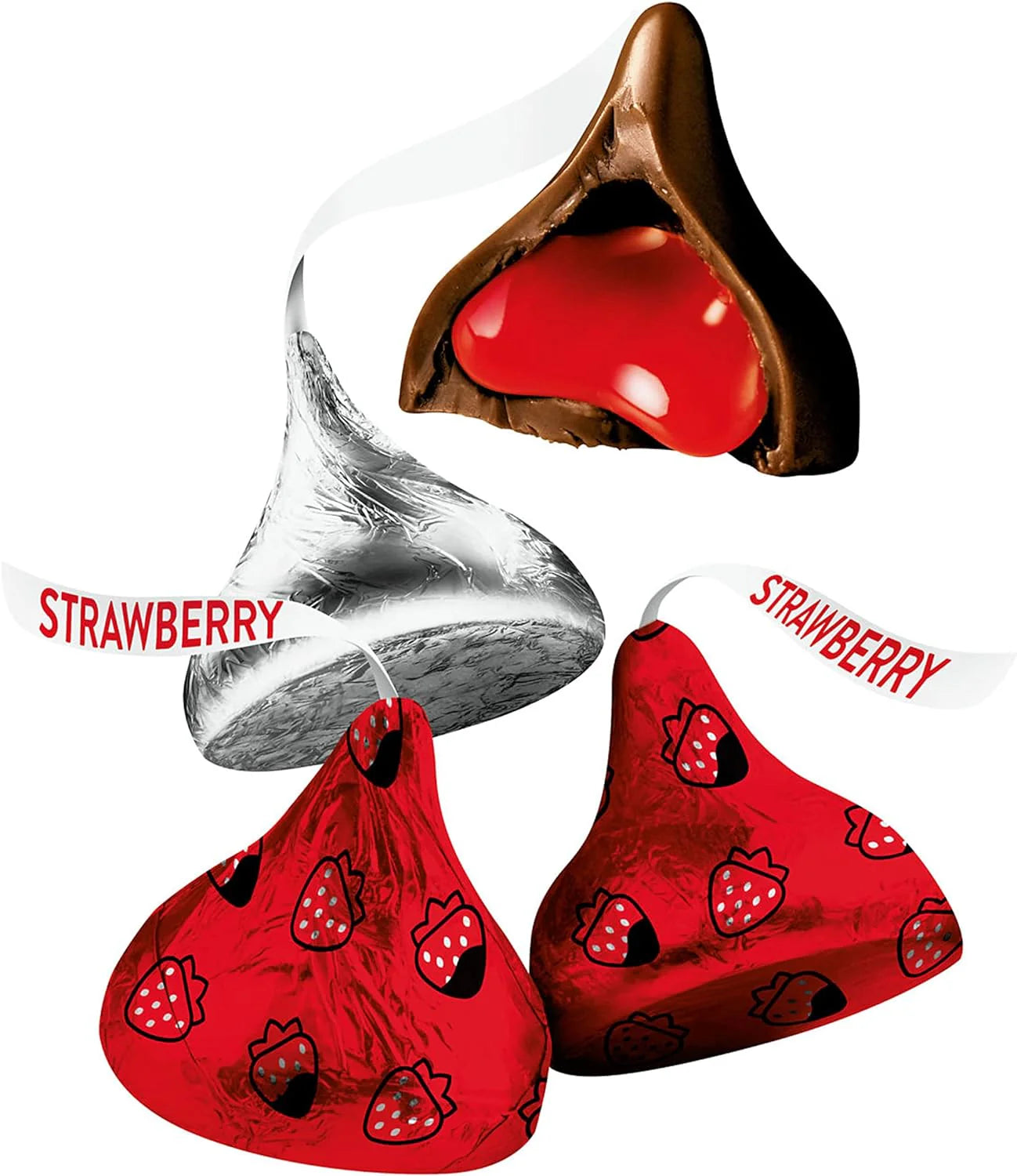 Hershey's Kisses Dipped Strawberry Flavoured Chocolate, 180-g