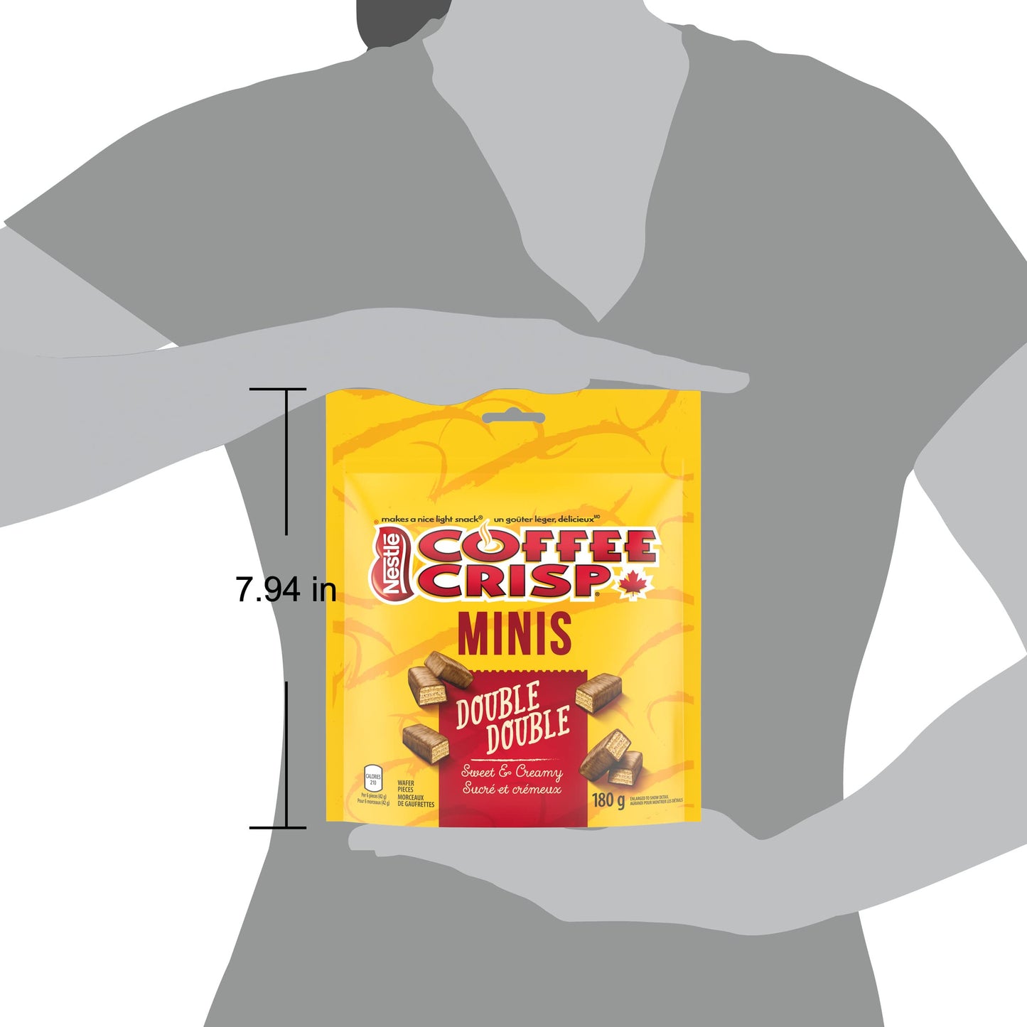 COFFEE CRISP Minis Double Double Pouch 180g