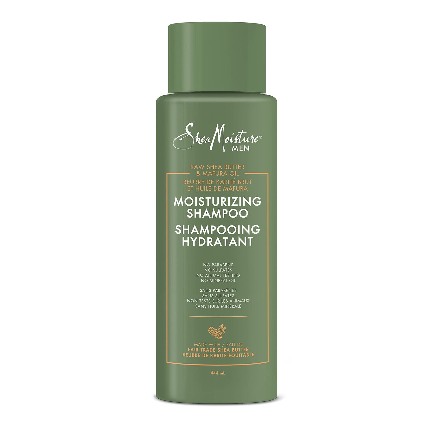 SheaMoisture Men's Hydrating Shampoo – Deep Moisture for Dry Hair with Shea Butter & Mafura Oil (15 fl oz)