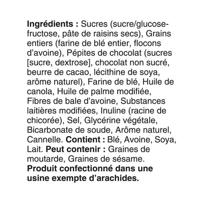 Bear Paws Minis Oatmeal Chocolate Chip Cookies -  210g, 6 Pouches