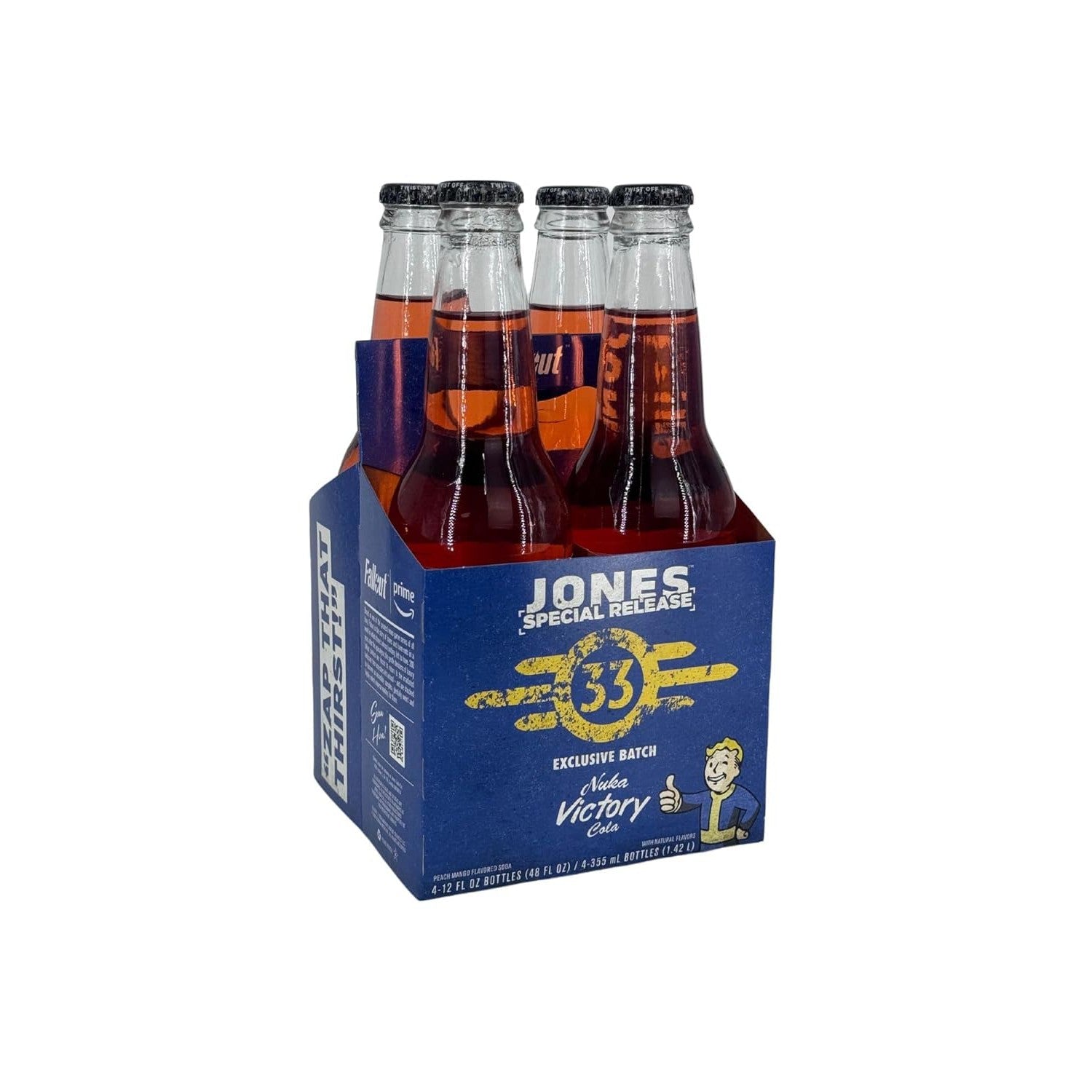 Jones Nuka Cola Victory 4-Pack | Peach Mango Cane + COLLECTOR'S