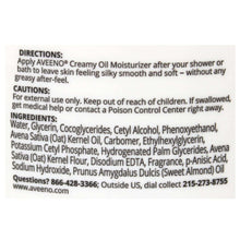 Aveeno Creamy Moisturizing Oil - Non-Greasy Lotion for Dry, Sensitive Skin (12 fl oz)