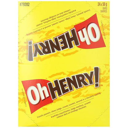 Oh Henry! Candy Bars by Hershey's (24 Count Box)