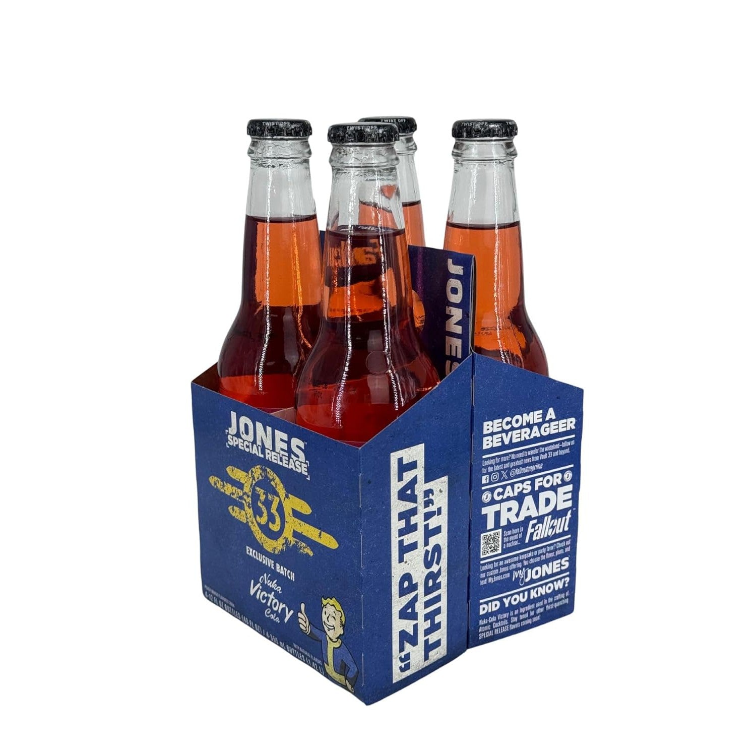 Jones Nuka Cola Victory 4-Pack | Peach Mango Cane + COLLECTOR'S