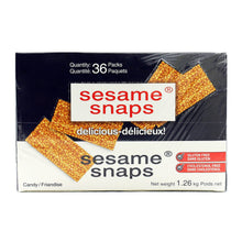 Sesame Snaps Crunchy Snack Bars – 36 Pack (1.26kg)