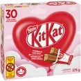 KITKAT Valentine's Mini Chocolate Wafer Bars, Pack of 30 – 375 g, KITKAT Mini Chocolate Wafer Bars (375g)