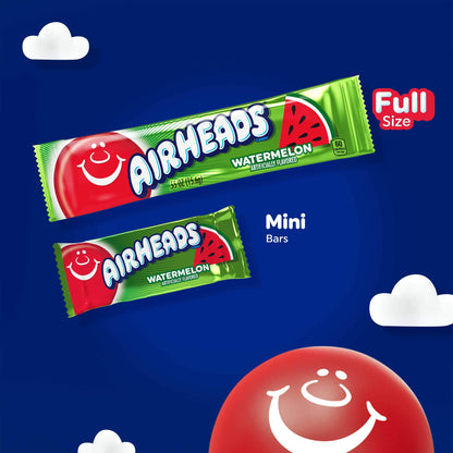 Airheads Bars, Watermelon, 0.55 Ounce (Pack of 36)