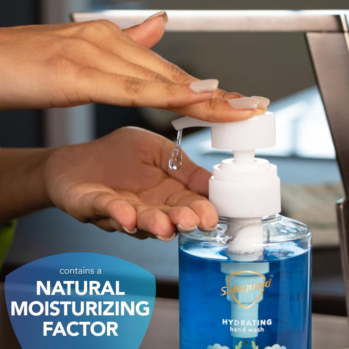 Safeguard Hydrating Liquid Hand Soap, (4-Pack, 15.5 oz)