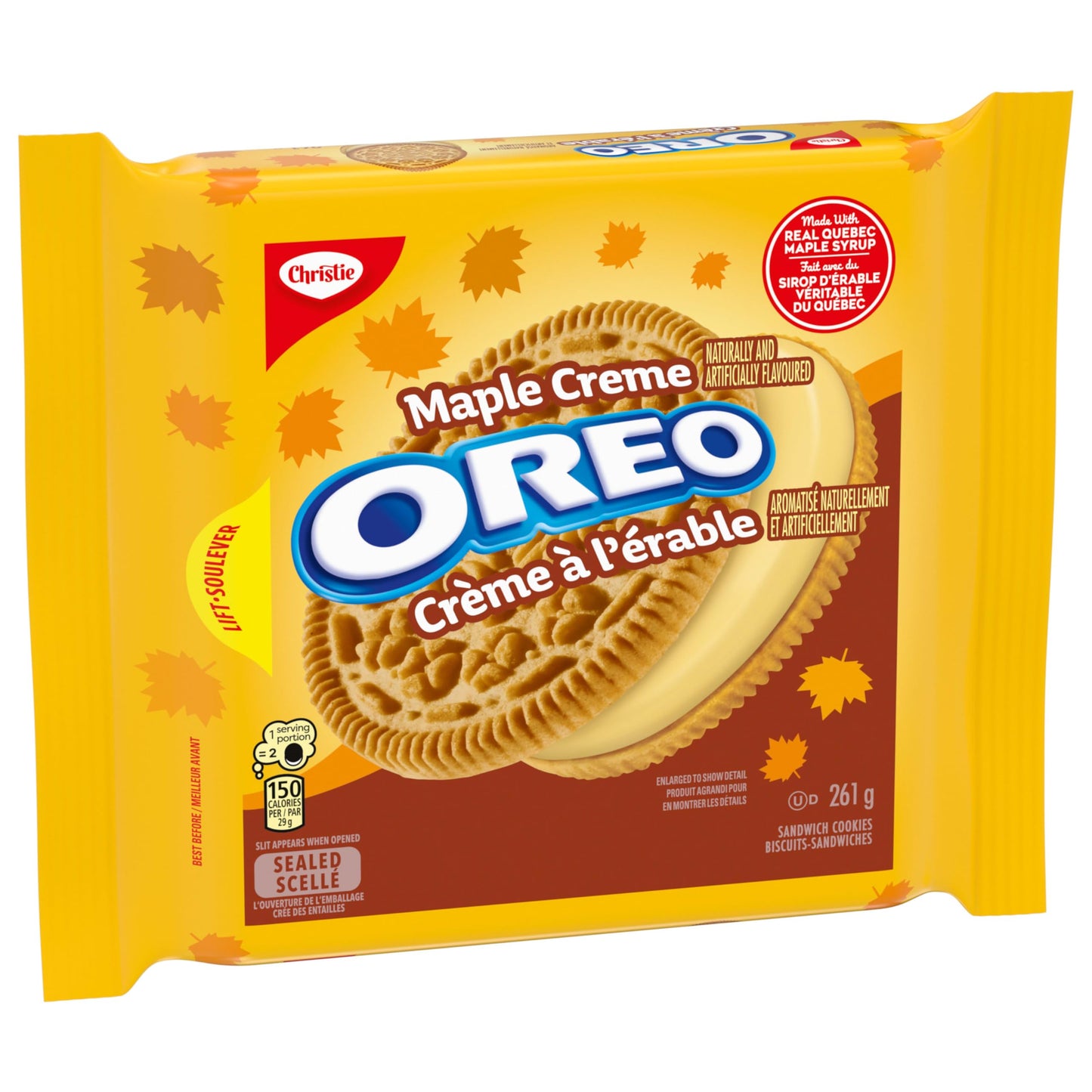 OREO Maple Creme Sandwich Cookies |  9.2 oz