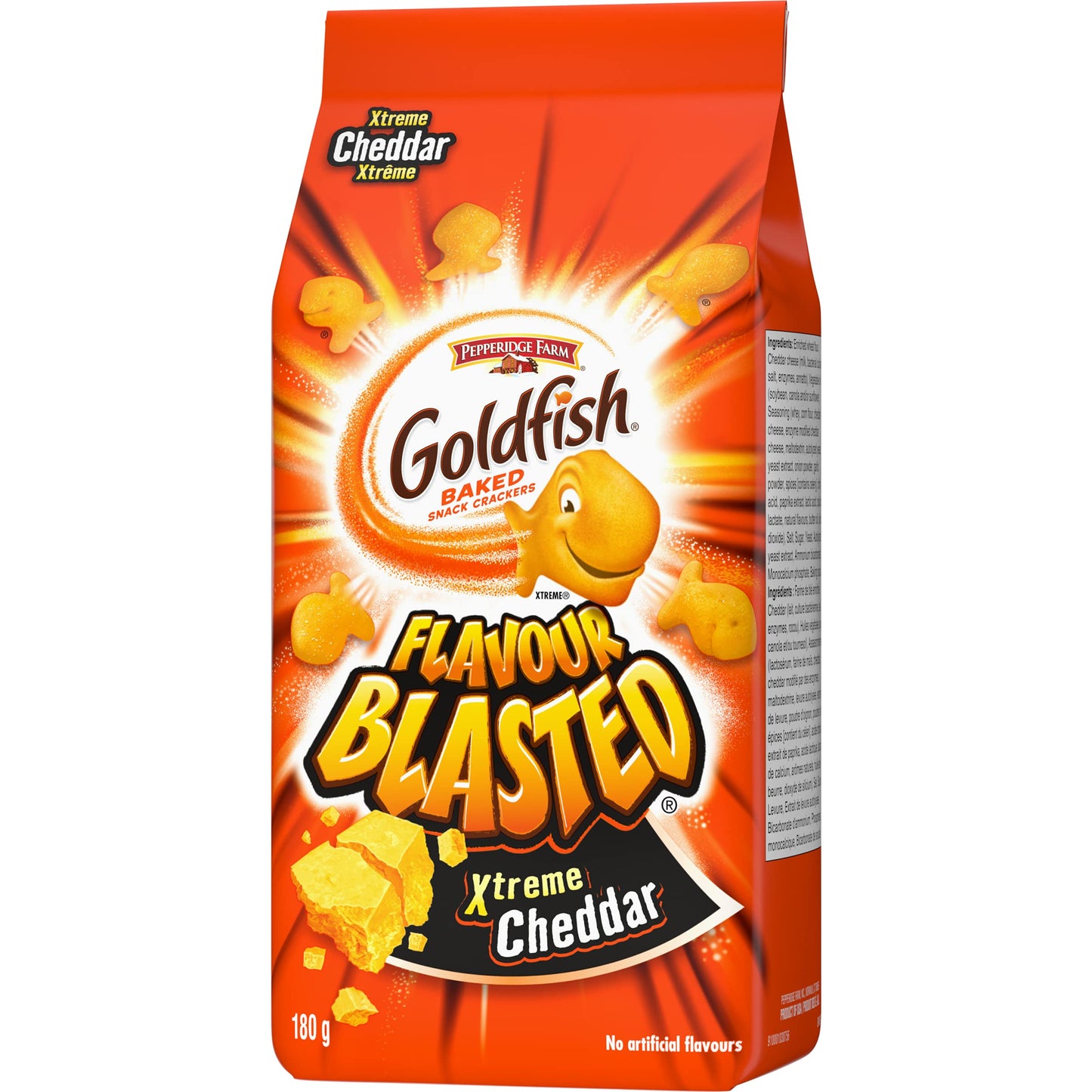Goldfish Flavour Blasted Xtreme Cheddar Crackers, 180g