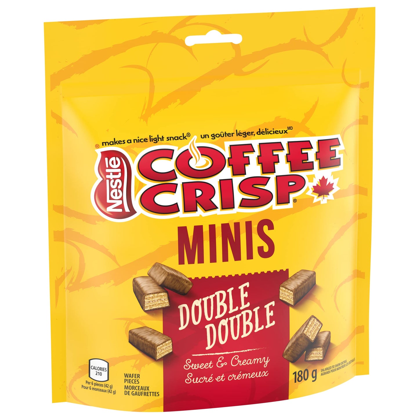COFFEE CRISP Minis Double Double Pouch 180g