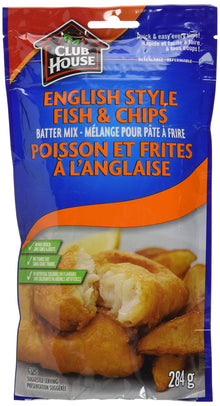 Club House, English Style Fish & Chips, 284g