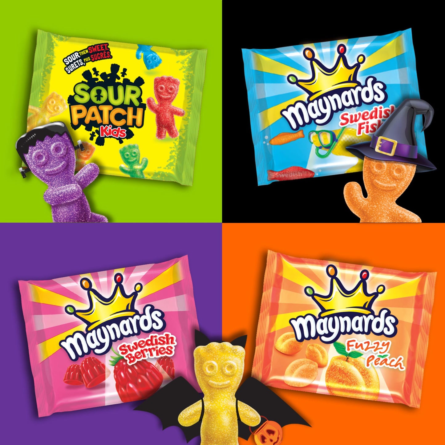 Maynards, Assorted Gummy Candy (Pack of 45), 562 g