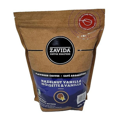 Zavida Hazelnut Vanilla Whole Bean Coffee (32oz)