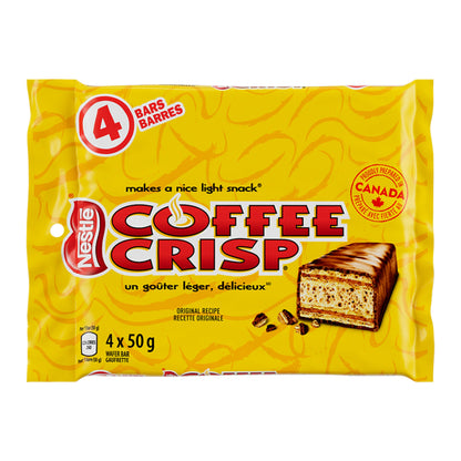 Nestle Coffee Crisp Multipack Candy Coated Chocolates, 4 x 50 g