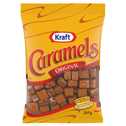 Kraft Caramels Individually Wrapped Candy, 269 gr Bag