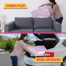 WowWee Pop2Play 2-in-1 Toddler Kitchen & Nursery Playset – Foldable Fun, Easy Storage!