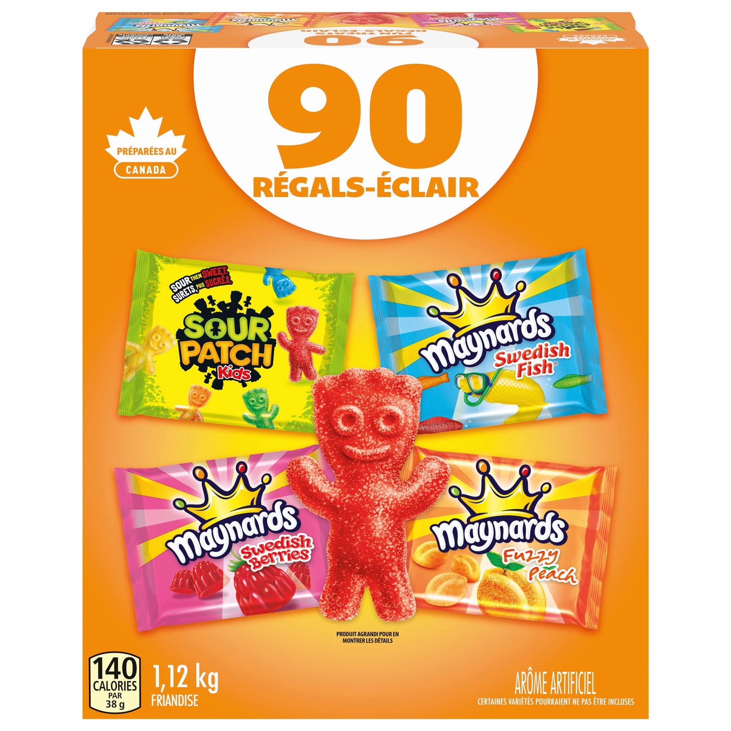 Maynards, Assorted Gummy Candy, Pack of 90, 1.12kg