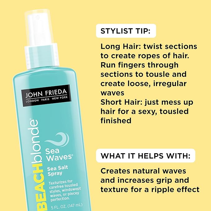John Frieda Beach Blonde Sea Salt Spray (5oz)