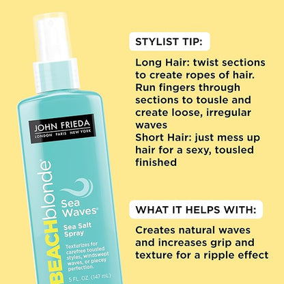 John Frieda Beach Blonde Sea Salt Spray (5oz)