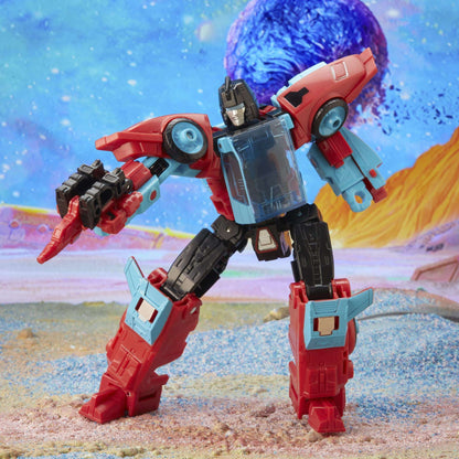 Transformers Toys Generations Legacy Deluxe Autobot Pointblank & Autobot Peacemaker Action Figures - Kids Ages 8 and Up, 5.5-inch