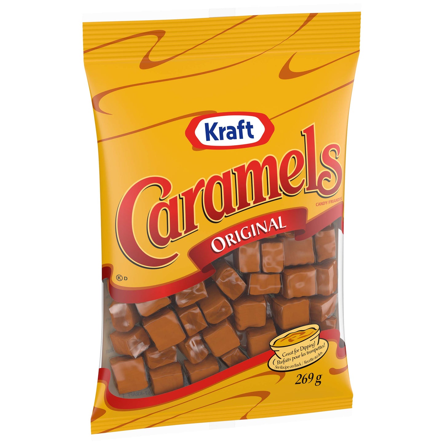 Kraft Caramels Individually Wrapped Candy, 269 gr Bag