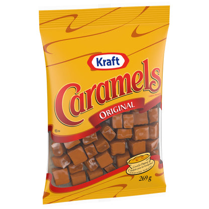Kraft Caramels Individually Wrapped Candy, 269 gr Bag