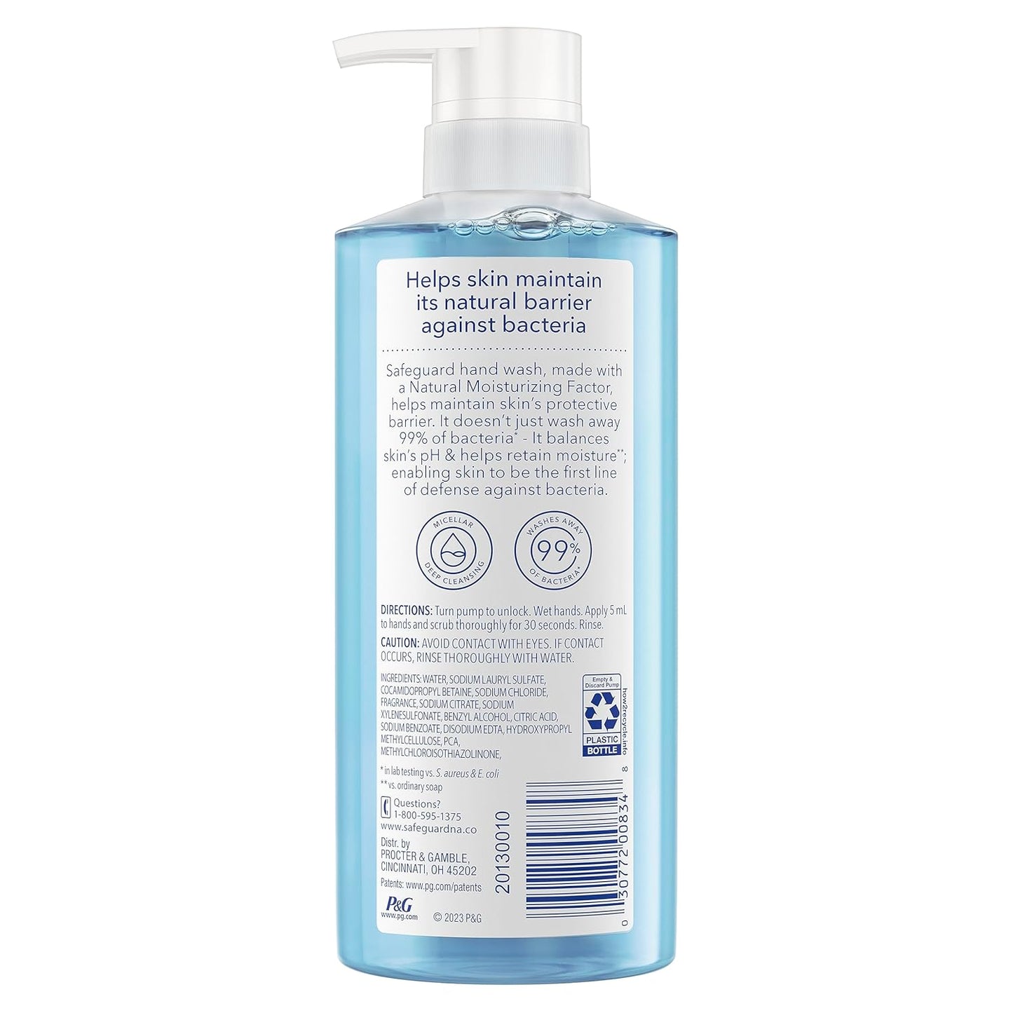 Safeguard Hydrating Liquid Hand Soap, (4-Pack, 15.5 oz)