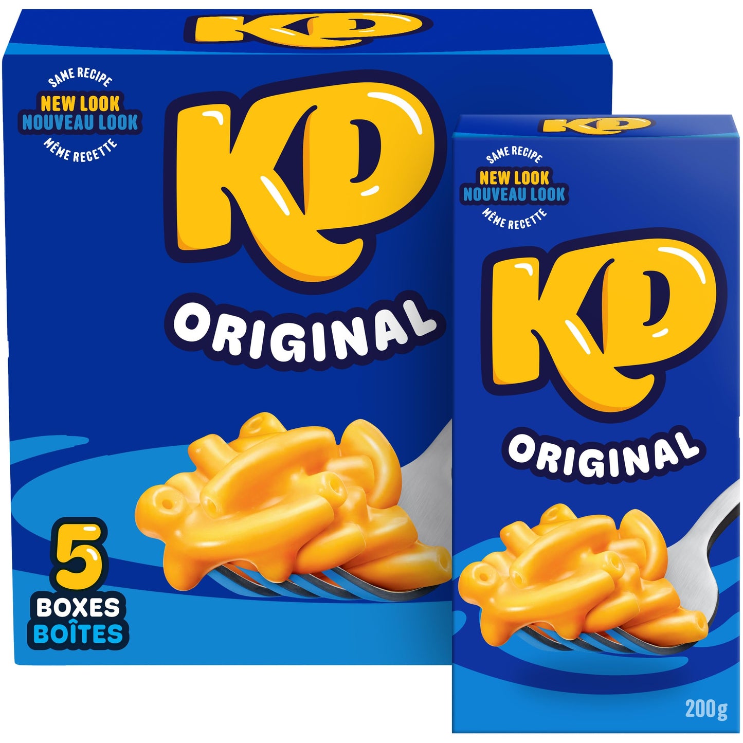 Kraft Dinner Original Macaroni and Cheese Dinner, 200 g, 5 ct Pack