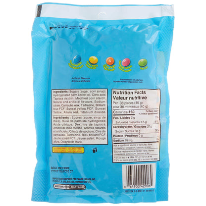 Skittles Tangy Tropical Chewy Candy | 320g Bowl Size Bag | Exotic Fruit Flavors